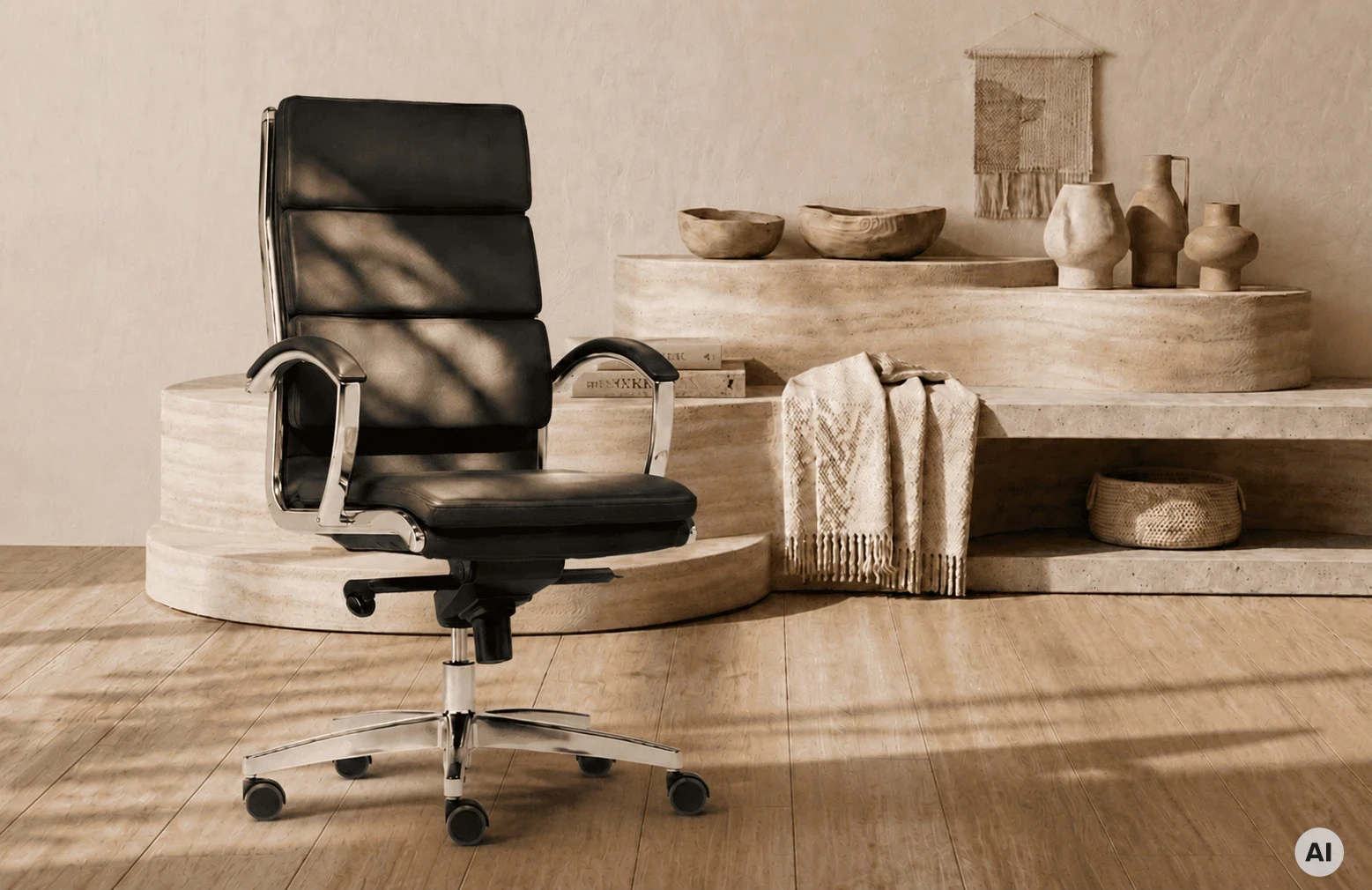 Dream - Bequemer Eyecatcher Bürostuhl aus Bonded Leder